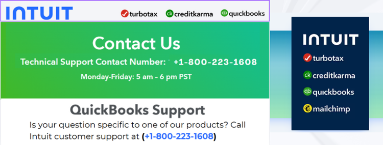 QuickBooks Intuit Support Number
